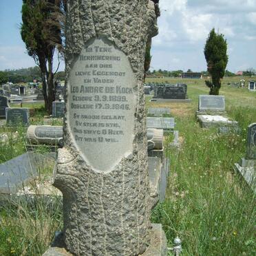 KOCK Leo Andre, de 1899-1946