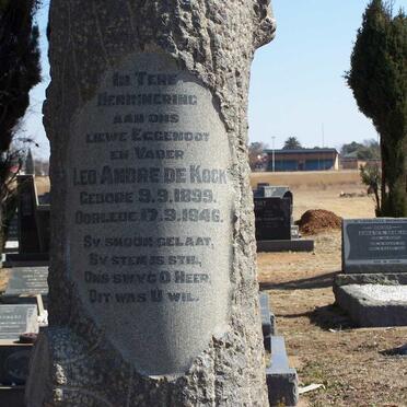 KOCK Leo Andre, de 1899-1946 