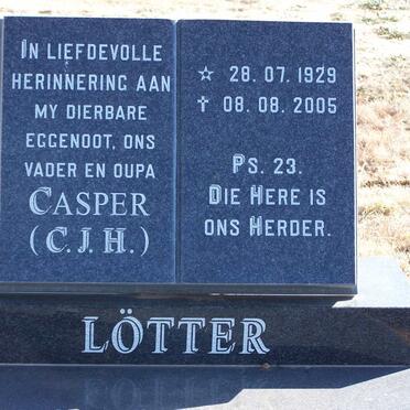 LOTTER C.J.H. 1929-2005