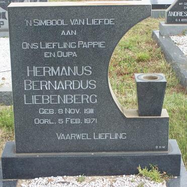 LIEBENBERG Hermanus Bernardus 1911-1971
