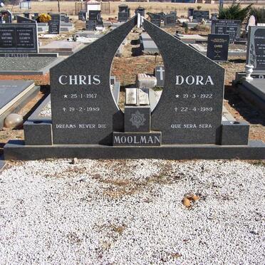 MOOLMAN Chris 1917-1989 &amp; Dora 1922-1989