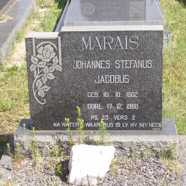 MARAIS Johannes Stefanus Jacobus 1902-1968