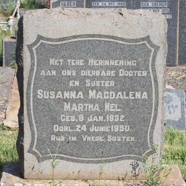 NEL Susanna Magdalena Martha 1932-1950