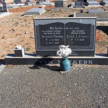 NIEKERK Jacques Pierre, van 1926-1992 &amp; Elsa J.J. 1939-