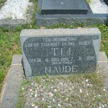 NAUDE T.I.J. 1885-1958