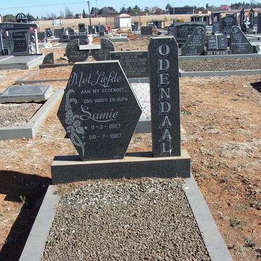 ODENDAAL Samie 1927-1987