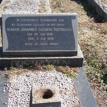 OOSTHUIZEN Hendrik Johannes Jacobus 1890-1946