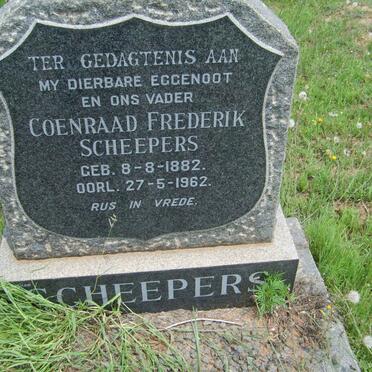 SCHEEPERS Coenraad Frederik 1882-1962