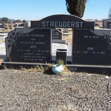 STREUDERST Japie 1905-1981 &amp; Anna 1905-1990
