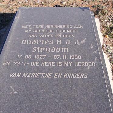 STRYDOM Andries H.J.J. 1927-1998