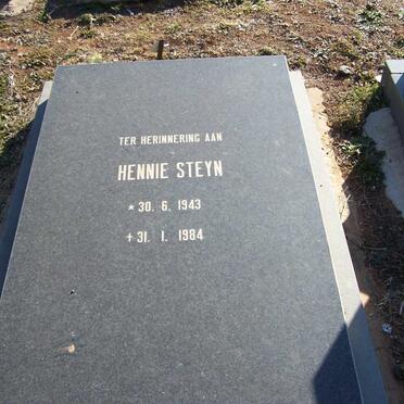 STEYN Hendrik P. 1943-1984