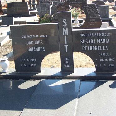 SMIT Jacobus Johannes 1906-1983 &amp; Susara Maria Petronella NAGEL 1910-1997
