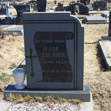 TALJAARD Hester 1892-1973