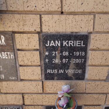 KRIEL Jan 1918-2007
