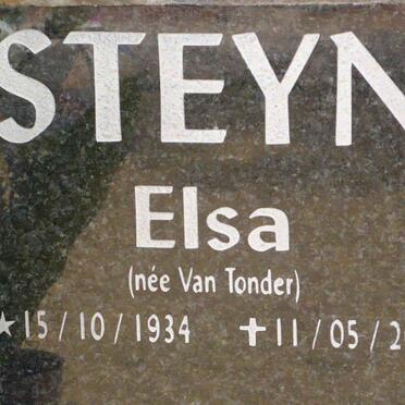 STEYN Elsa nee VAN TONDER 1934-2008