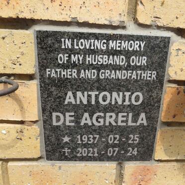 AGRELA Antonio, de 1937-2021