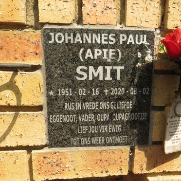 SMIT Johannes Paul 1951-2020