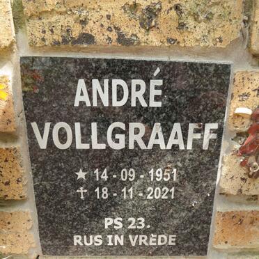 VOLLGRAAFF Andre 1951-2021