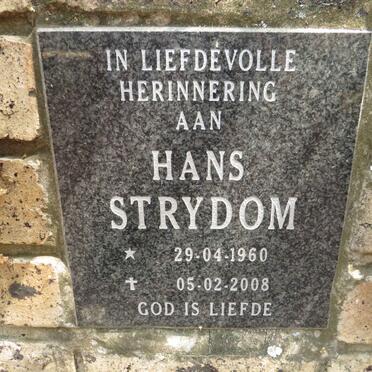 STRYDOM Hans 1960-2008