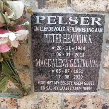 PELSER Pieter Hendriks 1944-2011 & Magdalena Gertruida 1951-2020