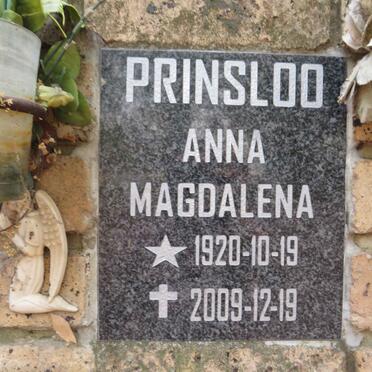 PRINSLOO Anna Magdalena 1920-2009