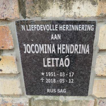 LEITAO Jocomina Hendrina 1951-2018