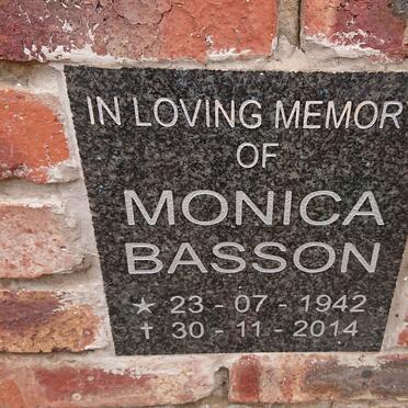 BASSON Monica 1942-2014