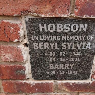 HOBSON Barry 1941- & Beryl Sylvia 1944-2021