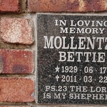 MOLLENTZE Bettie 1929-2011