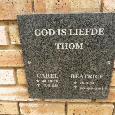THOM Carel 1930-2020 & Beatrice 1934-2011