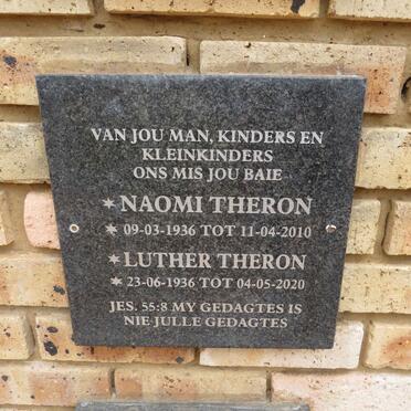 THERON Luther 1936-2020 & Naomi 1936-2010