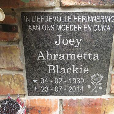 BLACKIE Joey Abrametta 1930-2014