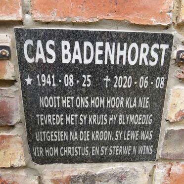 BADENHORST Cas 1941-2020