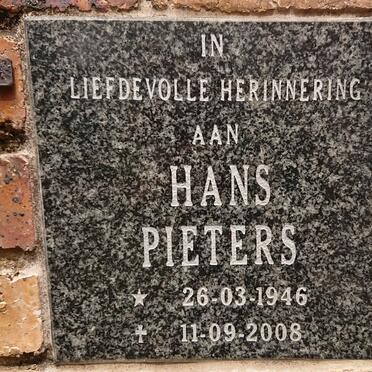PIETERS Hans 1946-2008