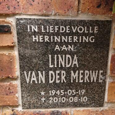 MERWE Linda, van der 1945-2010