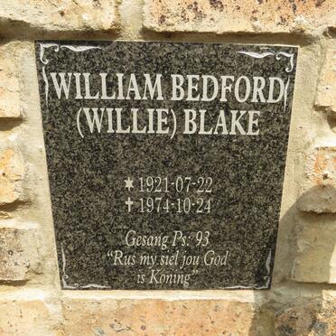 BLAKE William Bedford 1921-1974
