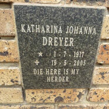 DREYER Katharina Johanna 1917-2005