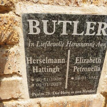 BOSMAN Herselmann Hattingh 1938-2023 & Elizabeth Petronella 1942-