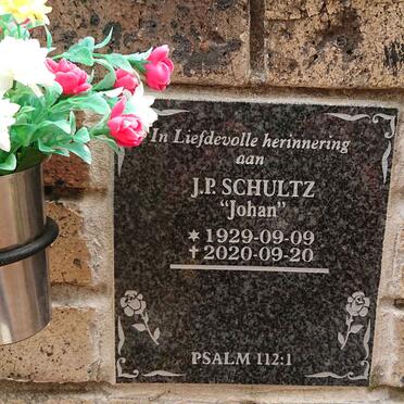 SCHULTZ J.P. 1929-2020