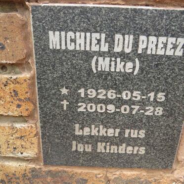 PREEZ Michiel, du 1926-2009