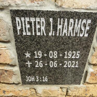 HARMSE Pieter J. 1925-2021