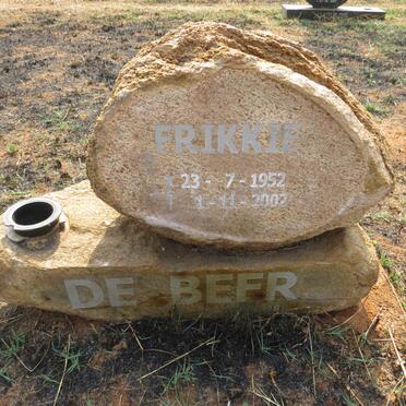 BEER Frikkie, de 1952-2002