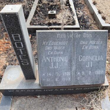 BOTES Anthonie J.J. 1921-1983 & Cornelia J.I. 1922-