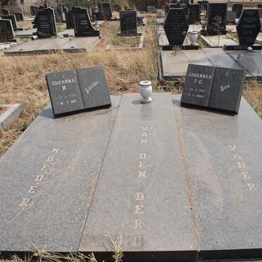 BERG Johannes P.G., van den 1927-1982 & Susanna M. 1937-2017