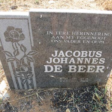 BEER Jacobus Johannes, de 1924-2008