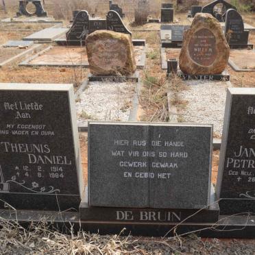 BRUIN Theunis Daniel, de 1914-1984 & Jannettha Petronella NELL 1921-2006