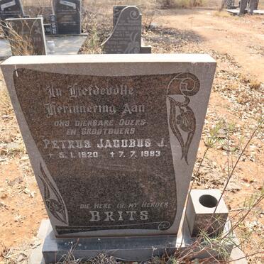 BRITS Petrus Jacobus J. 1920-1983