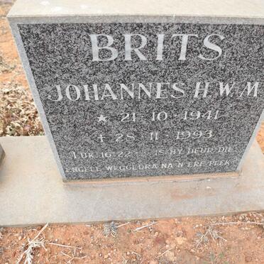 BRITS Johannes H.W.M. 1941-1993