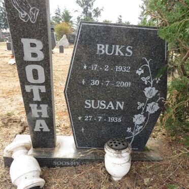 BOTHA Buks 1932-2001 & Susan 1935-