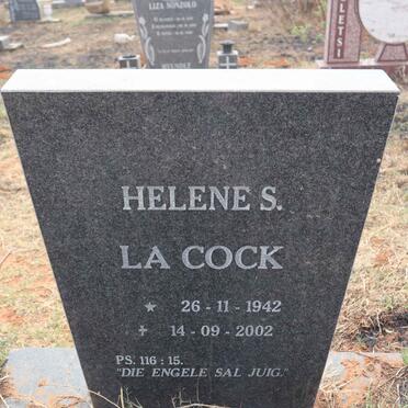 COCK Helene S., la 1942-2002